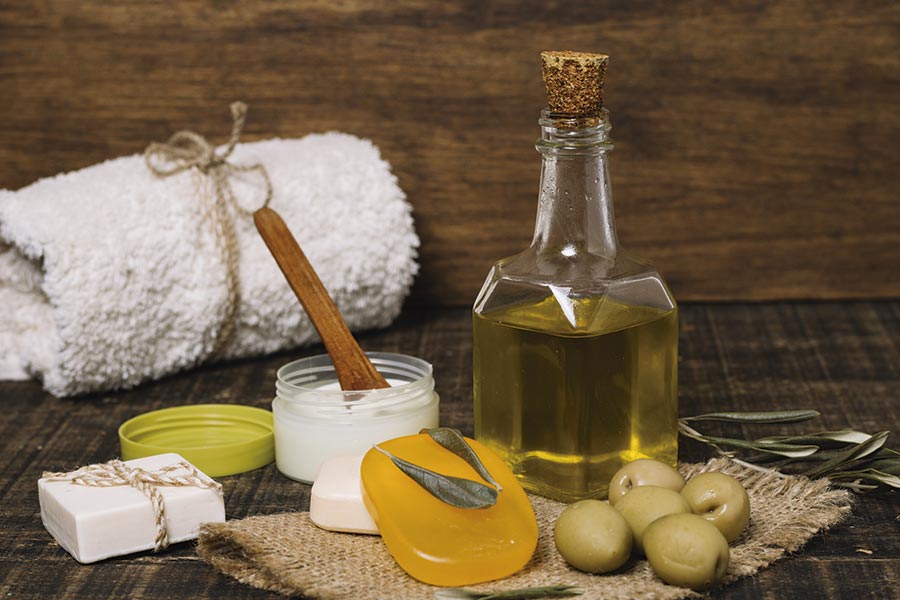 Jabones y cremas naturales con AOVE